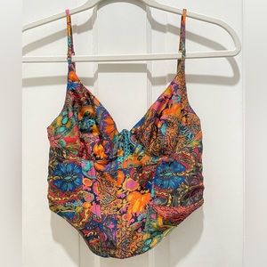 urban outfitters corset top🌈🖤